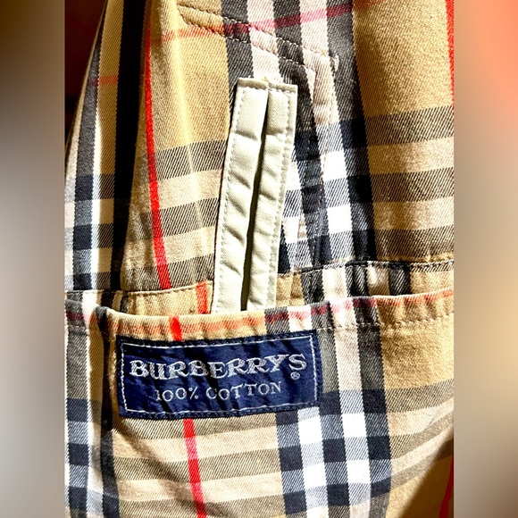 Authentic Vintage Burberry Single breasted Mac trench coat sz US 46 - Picture 7 of 7